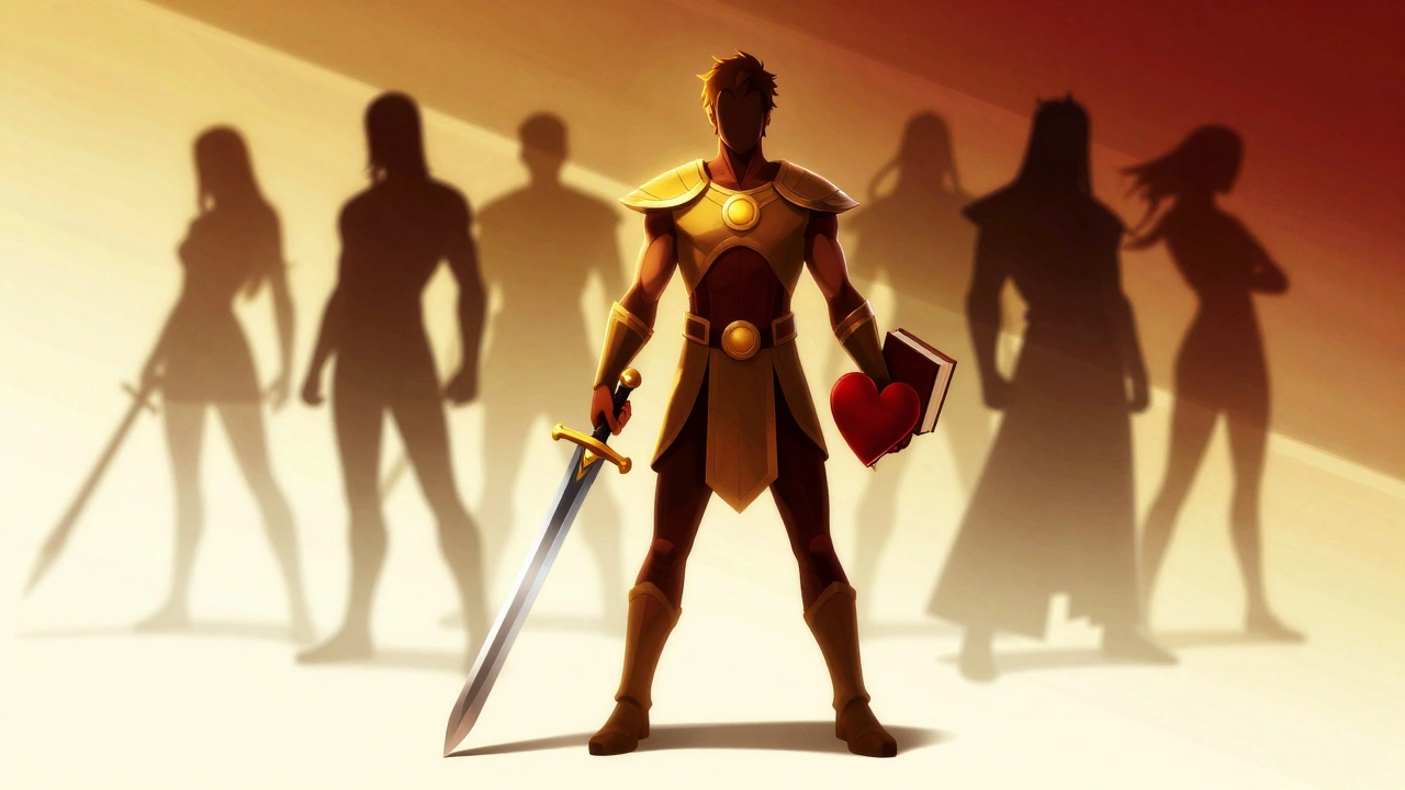 Single complex hero replacing fading generic silhouettes